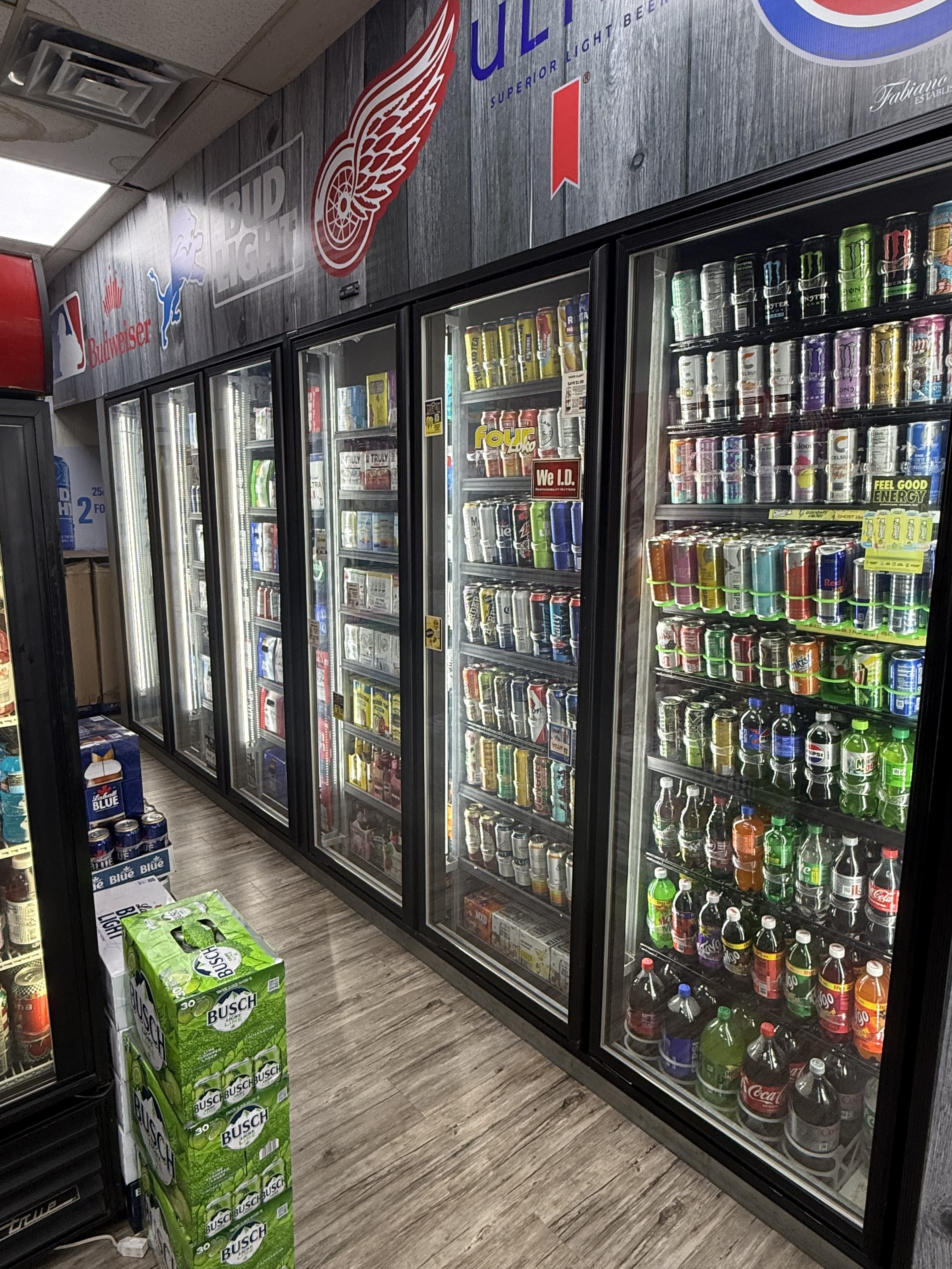 Cooler selection at Smokers Only