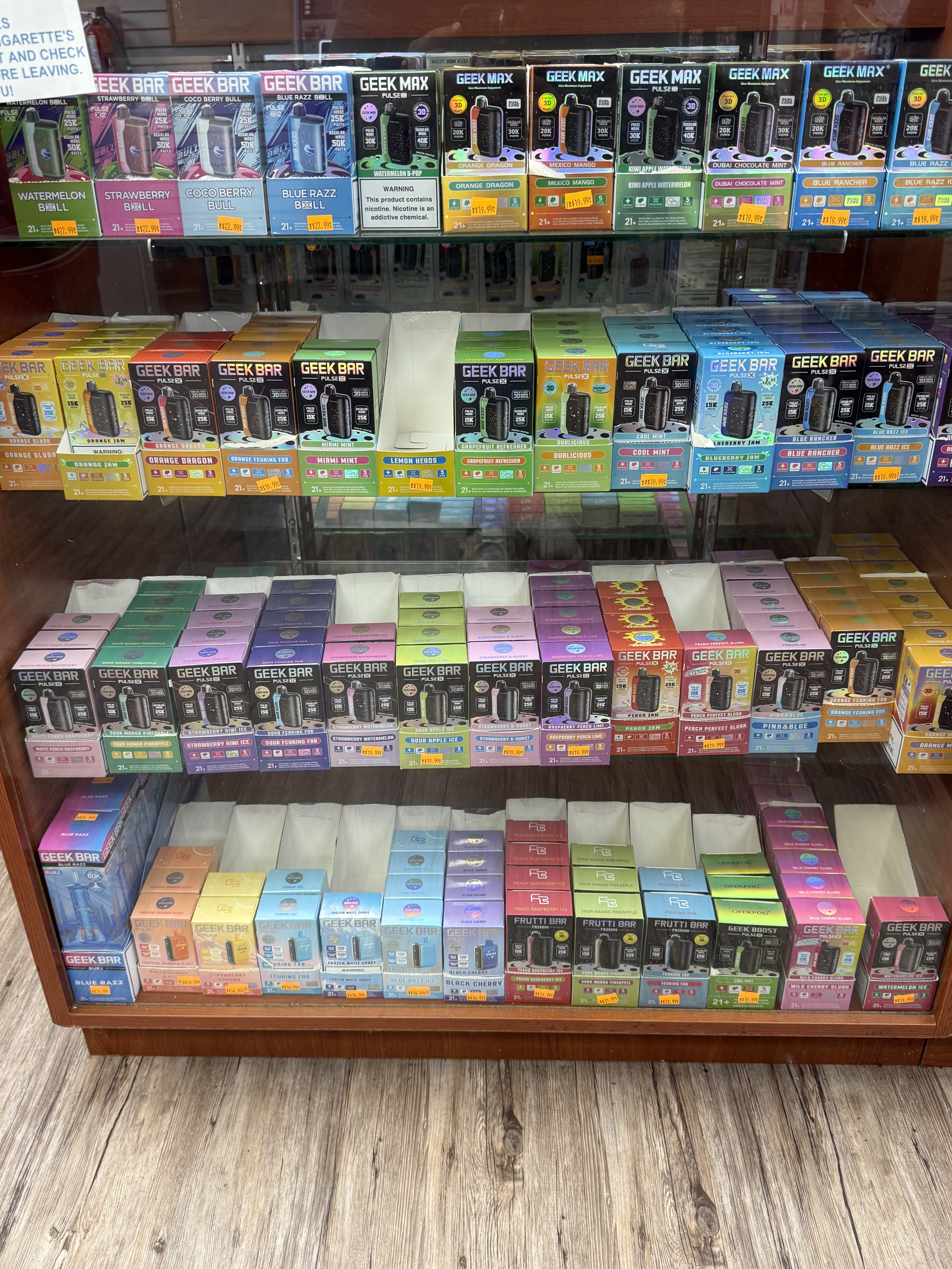 Vape products at Smokers Only